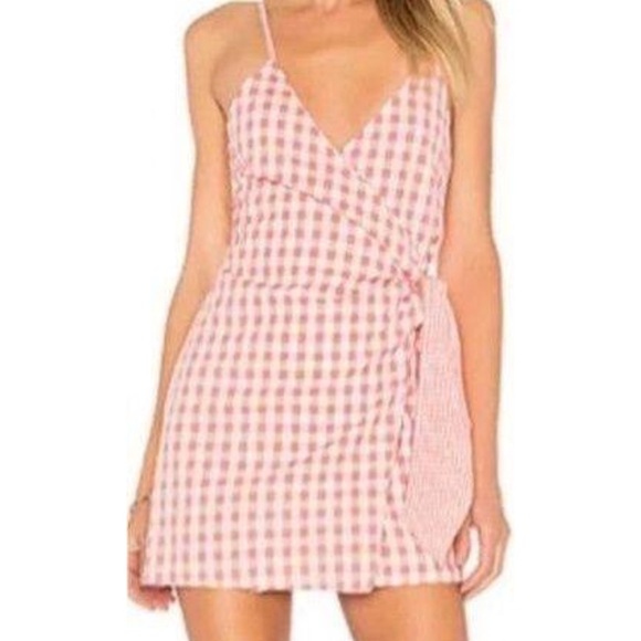 Lovers + Friends Dresses & Skirts - Lovers + Friends Pink and White Checkered Top